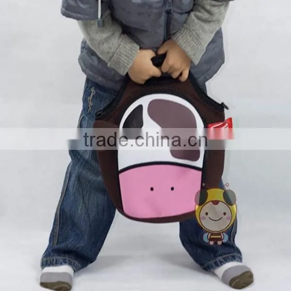 free design kids insulated neoprene lunch bag/lunch tote