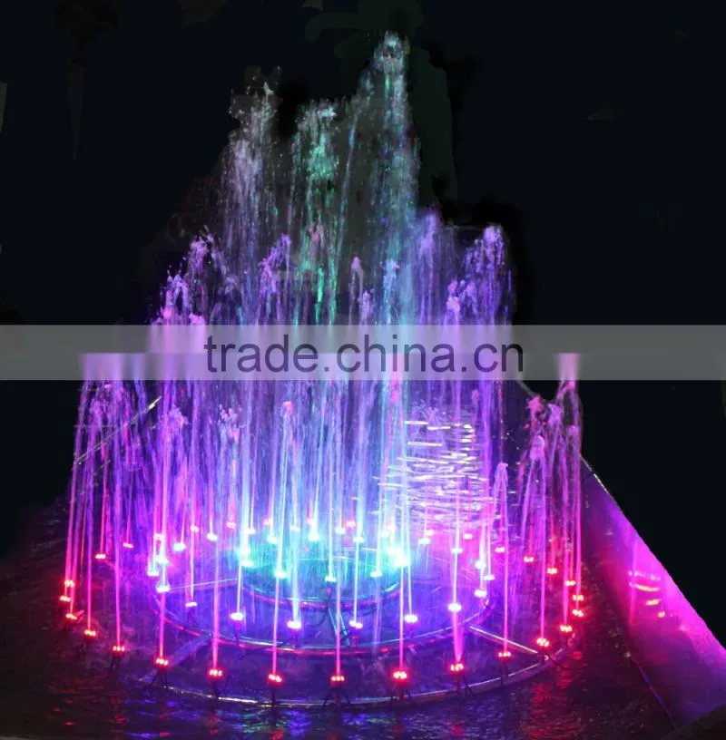 beautiful large scale popular colorful LED lights mini musical ceramic ball magic faucet fountain