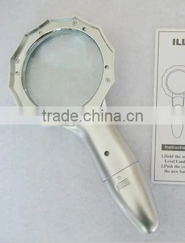Handheld Magnifier with Light