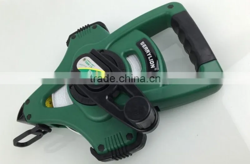 Berrylion Plastic Fiber Measuring Tapes 30Meters ABS+TPR Cover measuring tapes