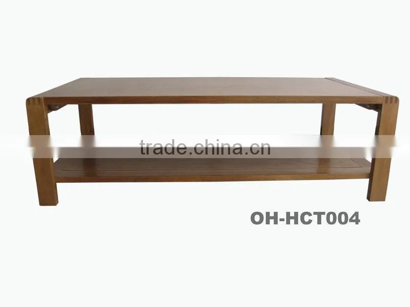 deep natural colour solid wood coffee table