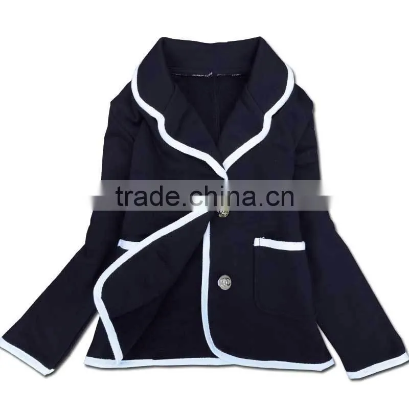 New fashion 100% cotton primary school uniform designs