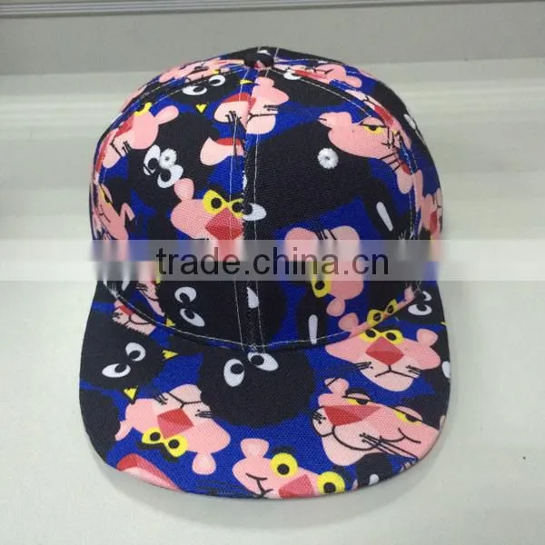 children's snapback cap/kis cap /cartoon cap