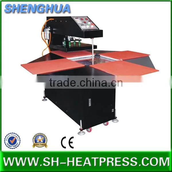 four station flated t shirt automatic big sublimation machine