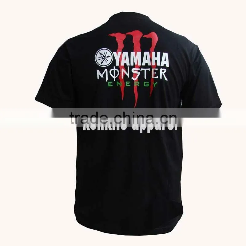 printing man cotton racing tshirt made in factory