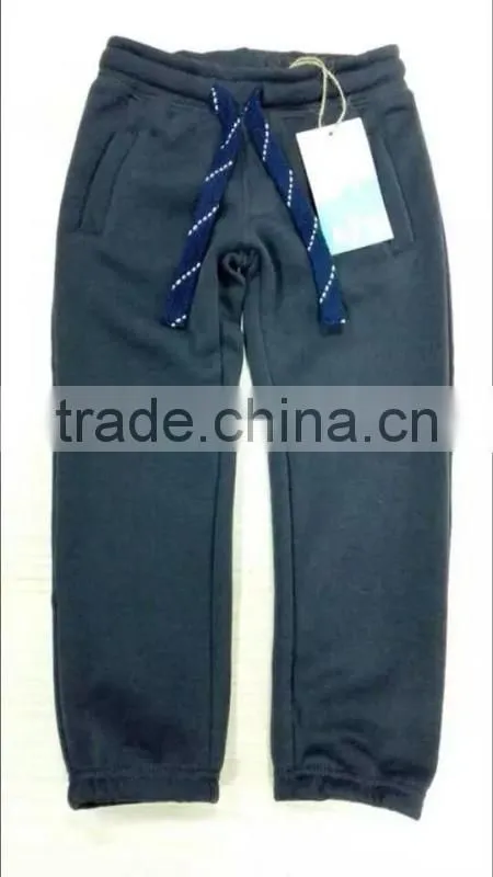 Kid's new pattern factory price fashion fleece pants apparel stock lots
