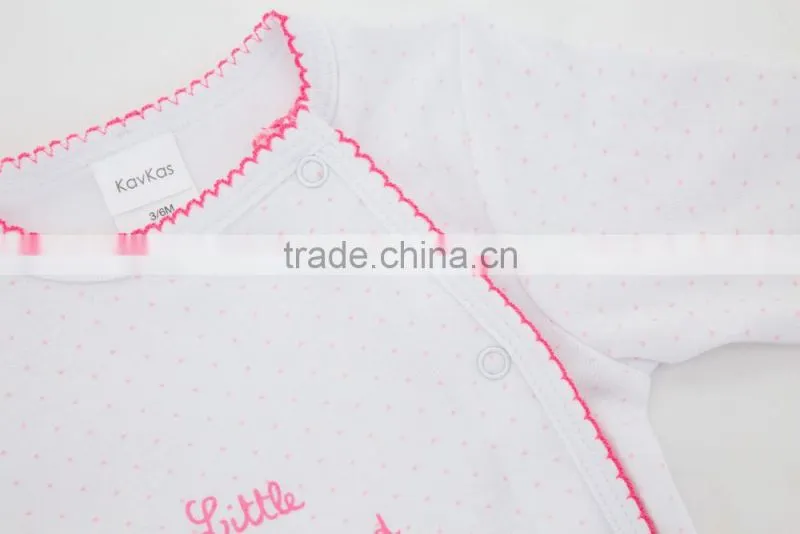 2017 New Fashion Girl Clothes 100% Cotton Animal Design Newborn Baby Rompers For Winter