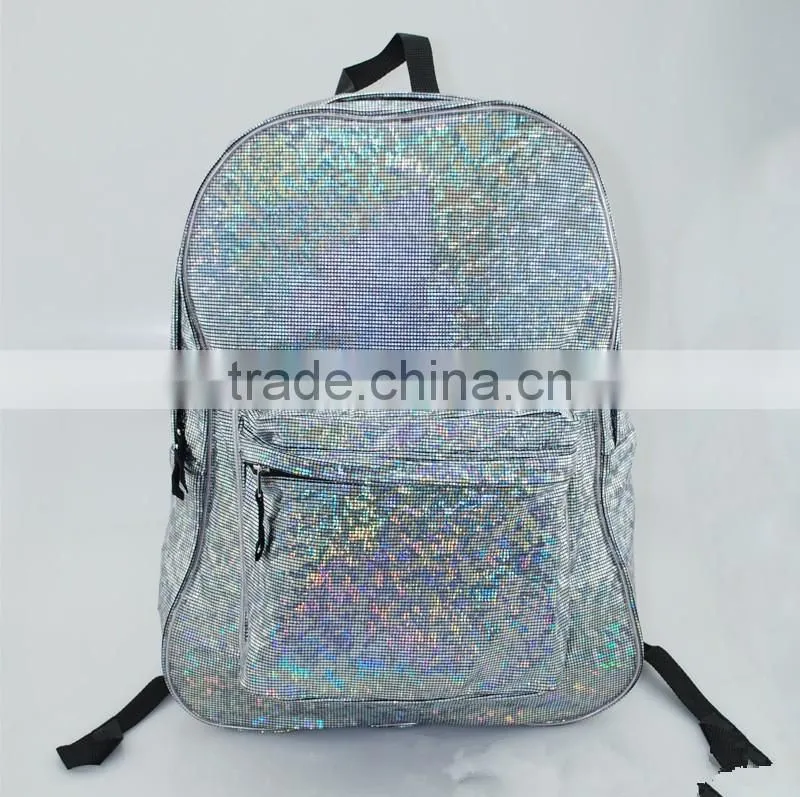 HFR-YB-131 2016 H ot sales PU backpack flashing light factory