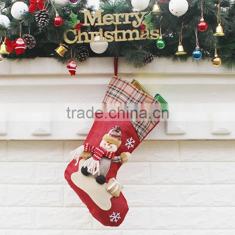 Wholesale Christmas Socks Christmas Tree Pendants Christmas Decorations Gift Bags