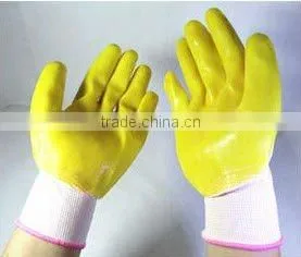 crinkle latex coated gloves