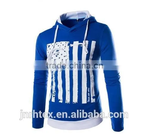 Mens Custom cotton Blend Long Sleeve Print Jacket sweatshirt Hoodies