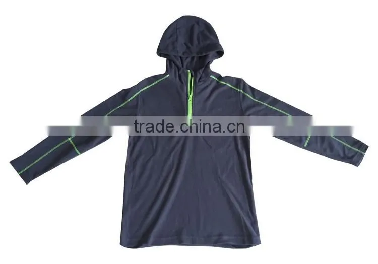 Outdoor hoodie fleece sweatshirts cheap knitted jacket for boy