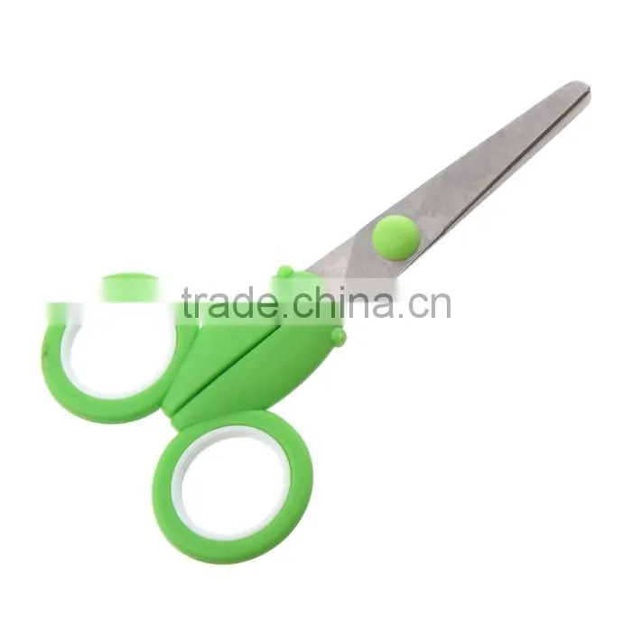 Home Office Green Stainless Steel ABS Scissors For Cutting Fabric