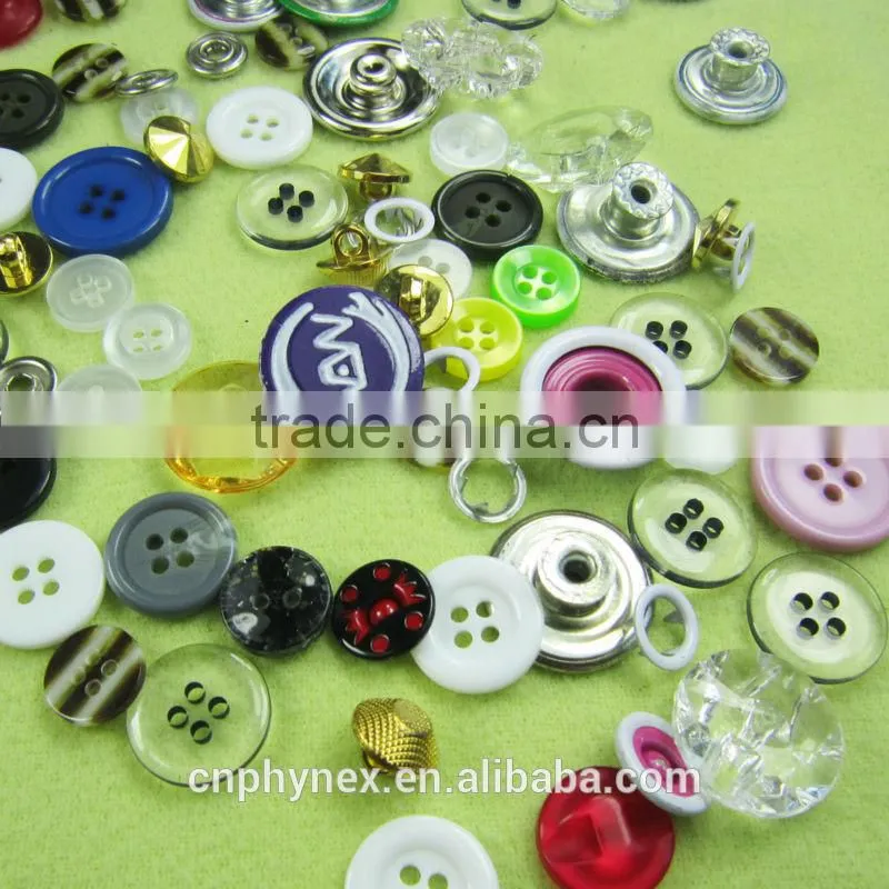 all types of press buttons for garments