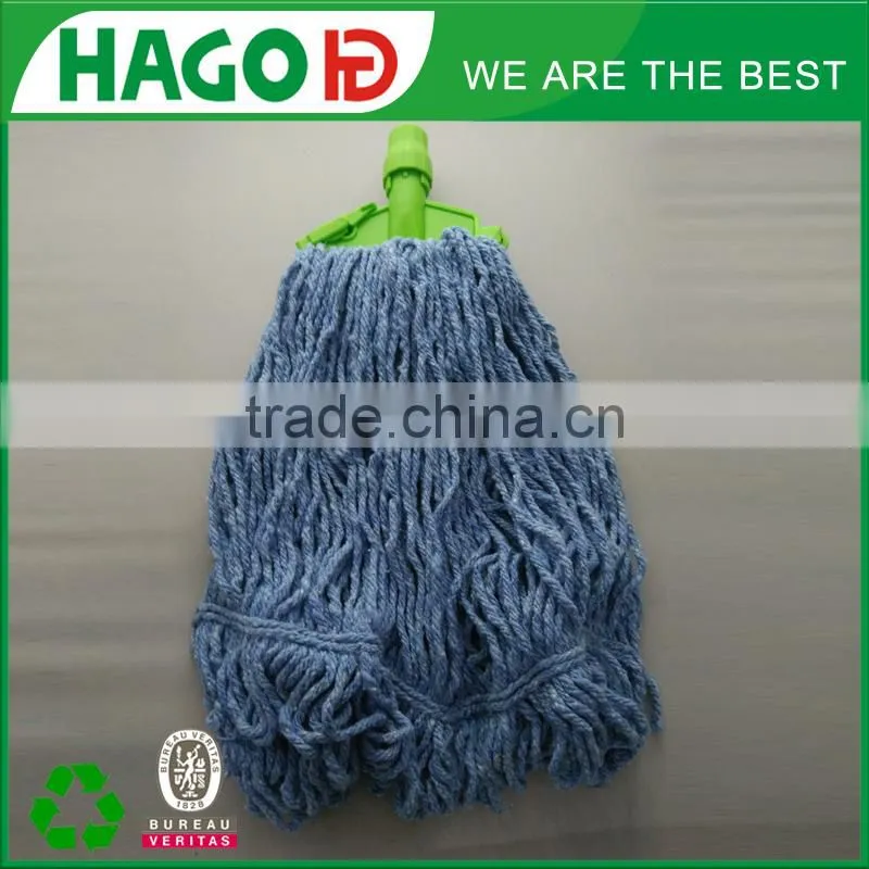 Polyester Mop Head Material and Plastic Pole Material washable mop heads