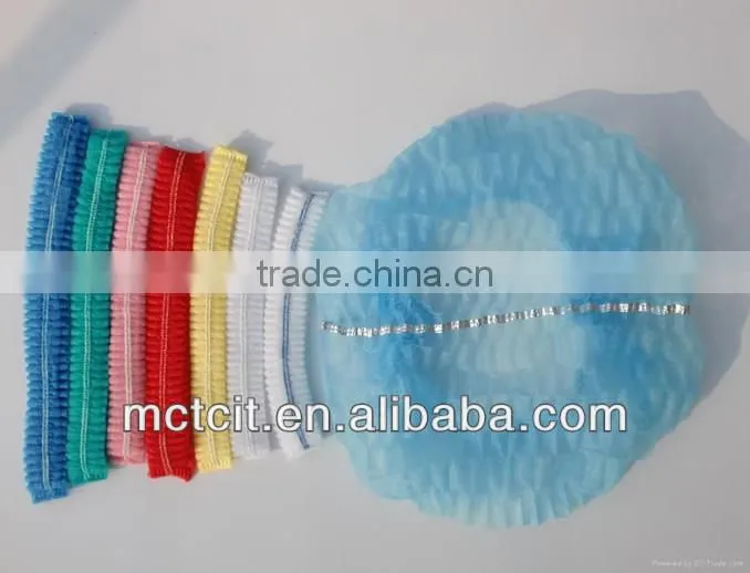 PP nonwoven disposable clip bouffant cap for surgical&medical