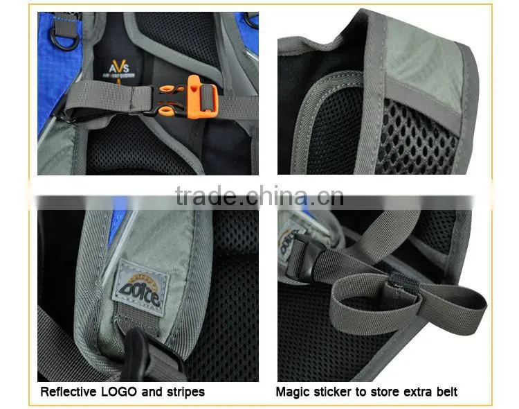 DOITE 6L Bicycle Water Bag, Outdoor Sport Bladder Hydration Bike Bag, Cycling helmet netbag included, Ultralight backpack 6877