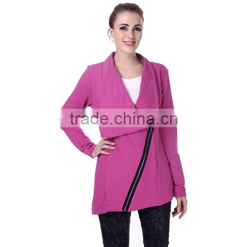 The new 2015 women's ms han edition cultivate one's morality big yards small suit coat long small suit