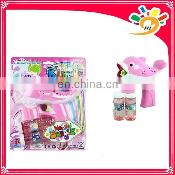 Cheap bubble gun toy,plastic bubble gun with light