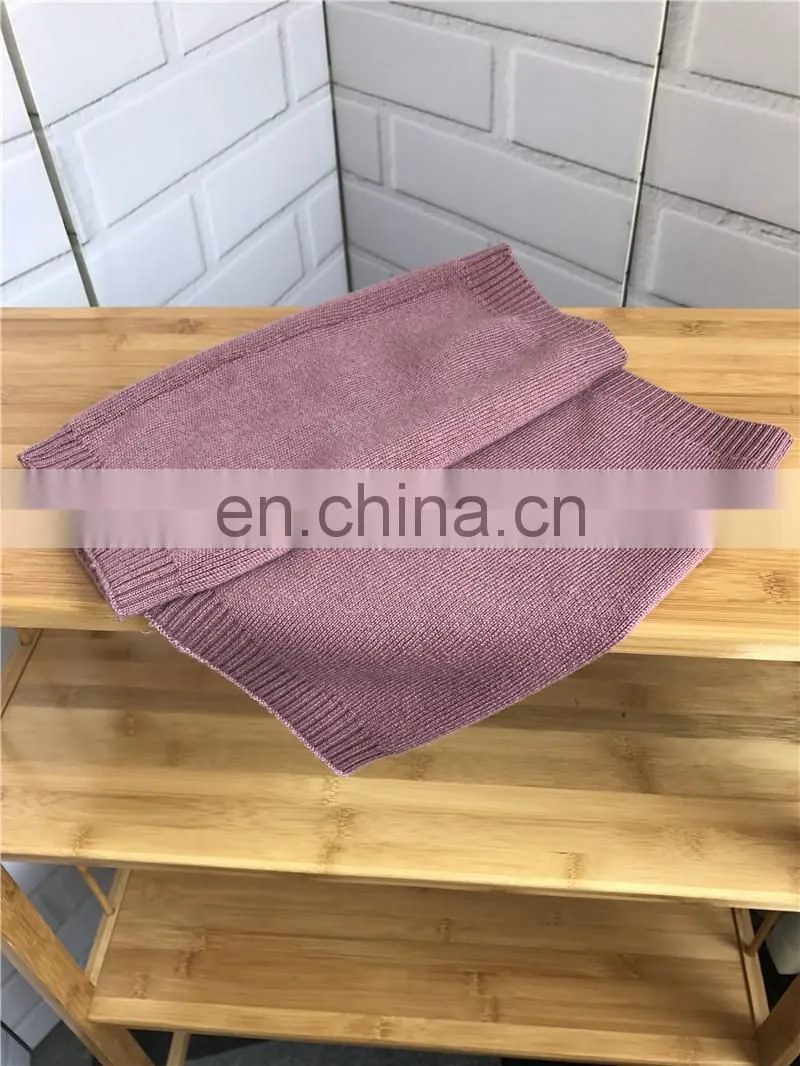 Women Cashmere Knitted Collar Raccoon Fur Pompom Hat Wholesale Hat and Scarf Sets