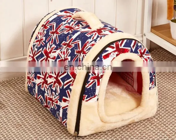 Portable Foldable Pet Dog Puppy Cat House Bed Cave Carpet Covers