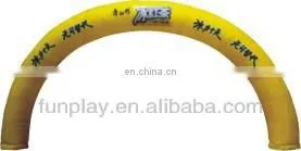 Rainbow entrance arch inflatable for advertisement