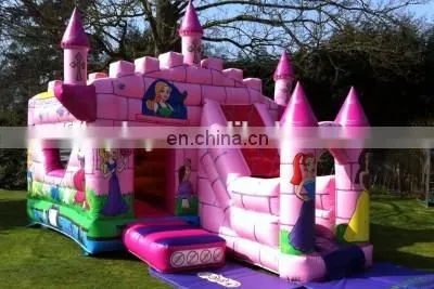 HI pink fairy tale world commercial inflatable jumping castle for baby girl