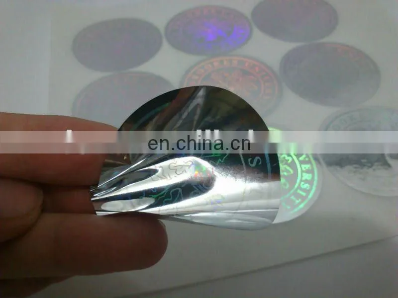 New Arrival! Promotional cheap adhesive laser stickers