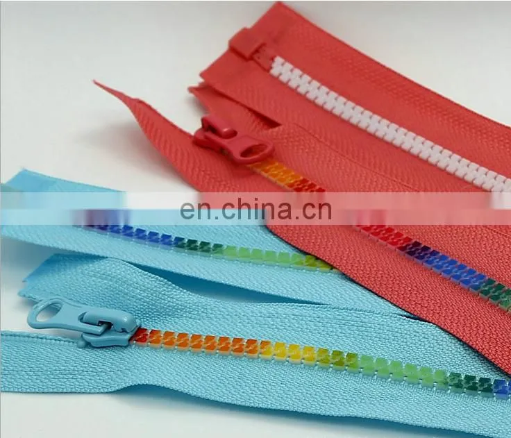 Cheap Fashion Rainbow Zipper Manufacturer