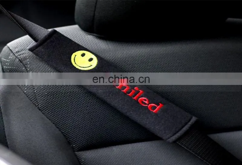 Full Cotton Eco-Friendly Car Safety Seat Belt Cover/ Seatbelt Shoulder Pads