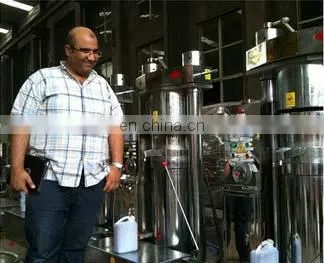 high efficiency hydraulic peanut oil press machine for small production