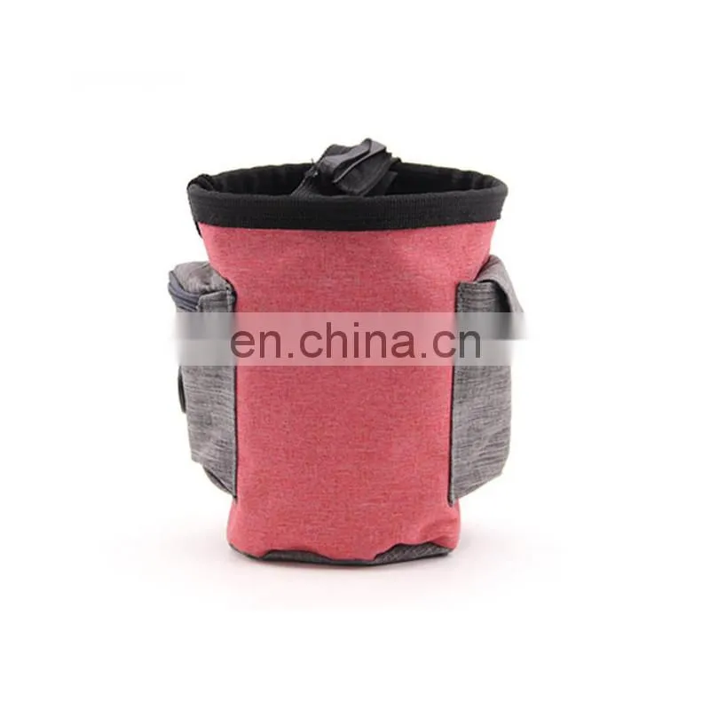 Pet Dog Treat Training Pouch Side Bag with Poop Bag Dispenser Waist Pouch