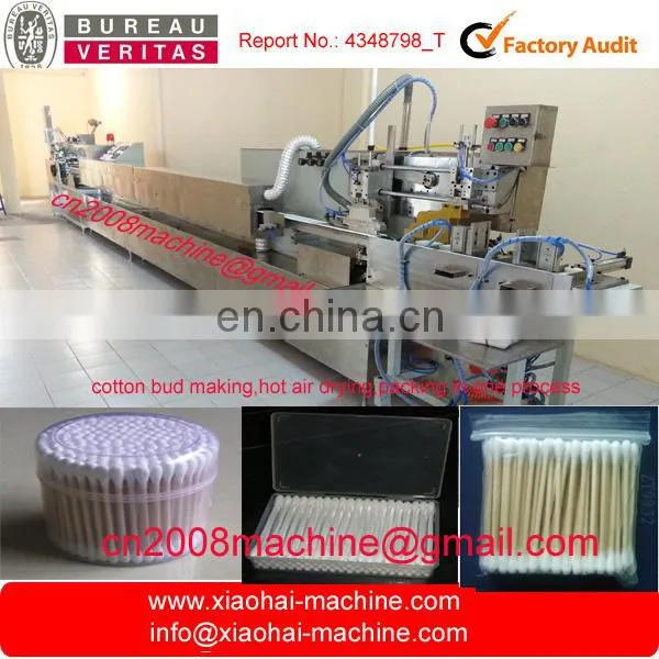 Baby , Adult dry-nurse Medical Automatic Cotton Swab Packing Machine Into Bag With Drying