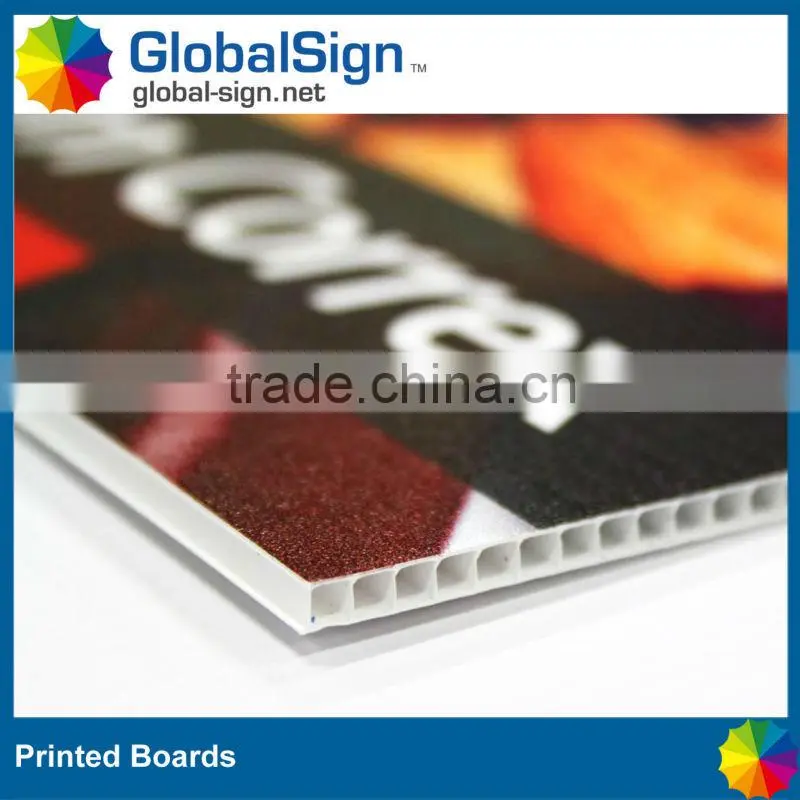 Shanghai GlobalSign Printed PP Corrugated Boards, PS Foam Boards