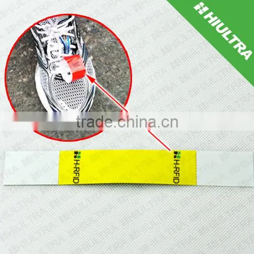 125khz /13.56mhz Anti-tear RFID Paper Adhesive Tag Label with self adhesive