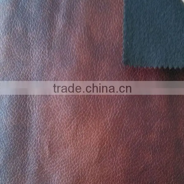 Bronzed Suede Fabric Bonded With Single-Sided Velvet Fabric For Sofa