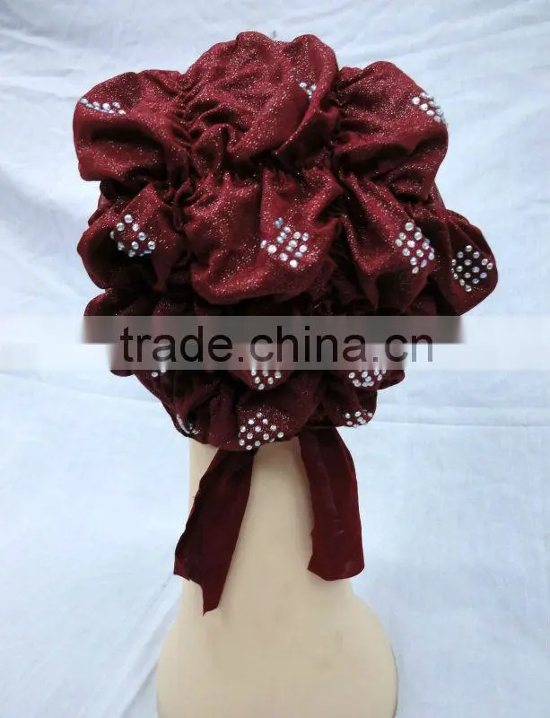 A473 latest fashion turban elastic islamic cap/MUSLIM HIJAB
