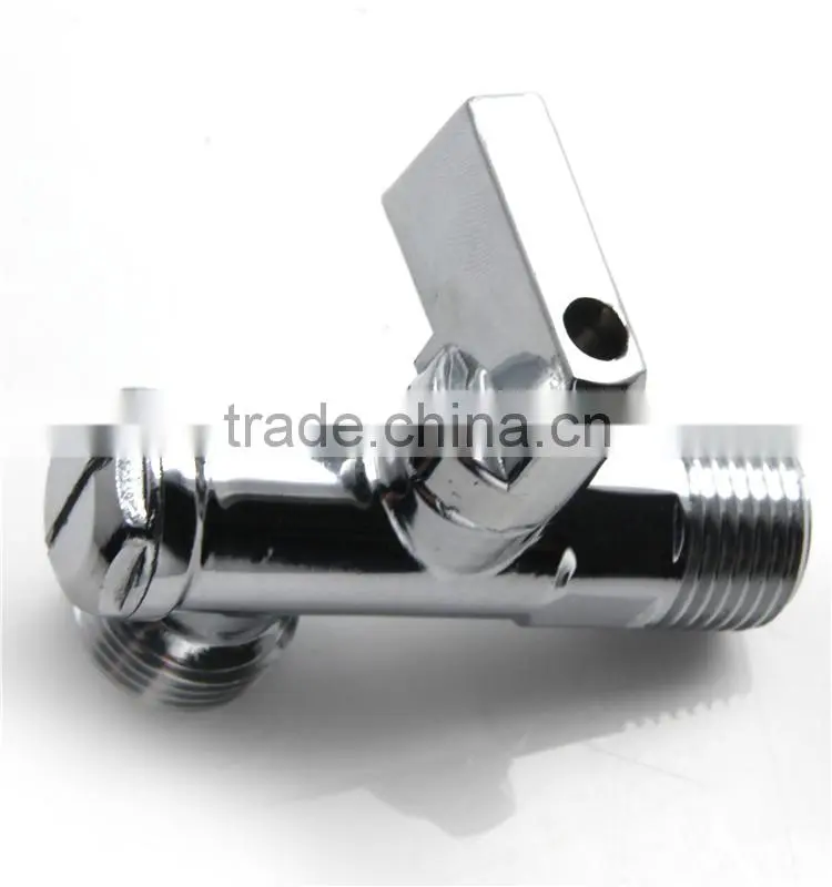 Brass water shutoff drain flush valve with G1/2" male thread