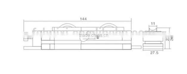 HL010 cheap good quality wheels for sliding windows