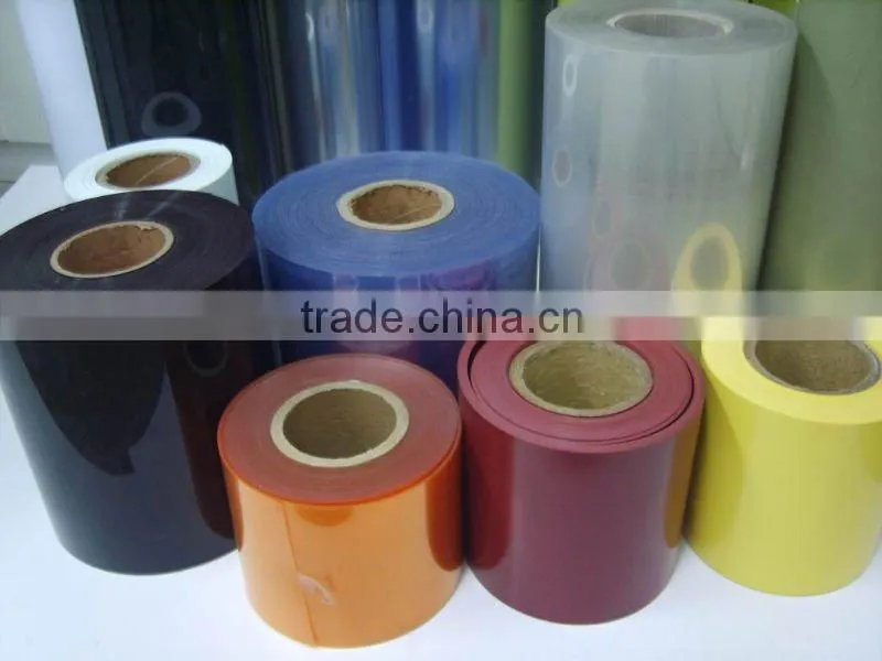 various colourful plastic pvc sheet