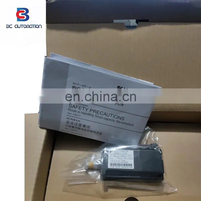 Original new electric engine motor Yaskawa 100W SGMAS-01ACAB1 AC servo motor price