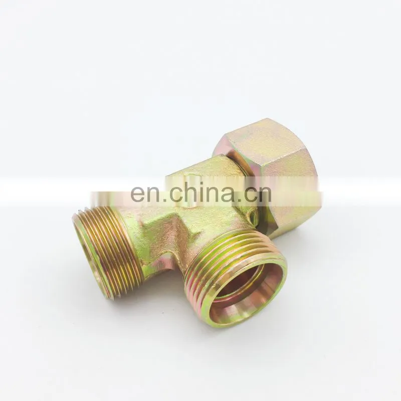 High Quality Swivel Nut Run Pipe Connection Tee Fitting connection pipe