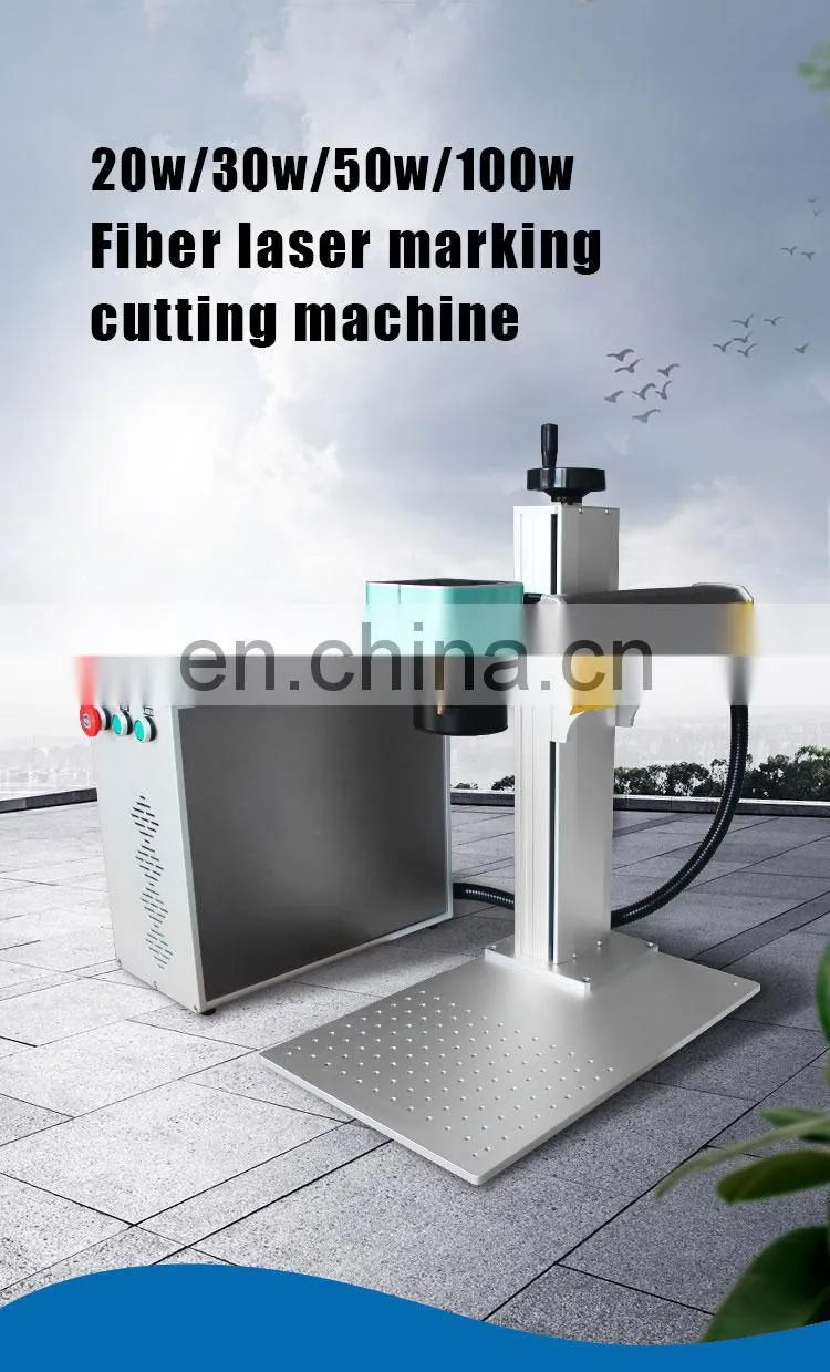Colour Fiber Laser Marking Machine Price Pigeon Ring/bird Ring Tools RAYCUS Laser Source Pictures Watch Back Engraving for Sale