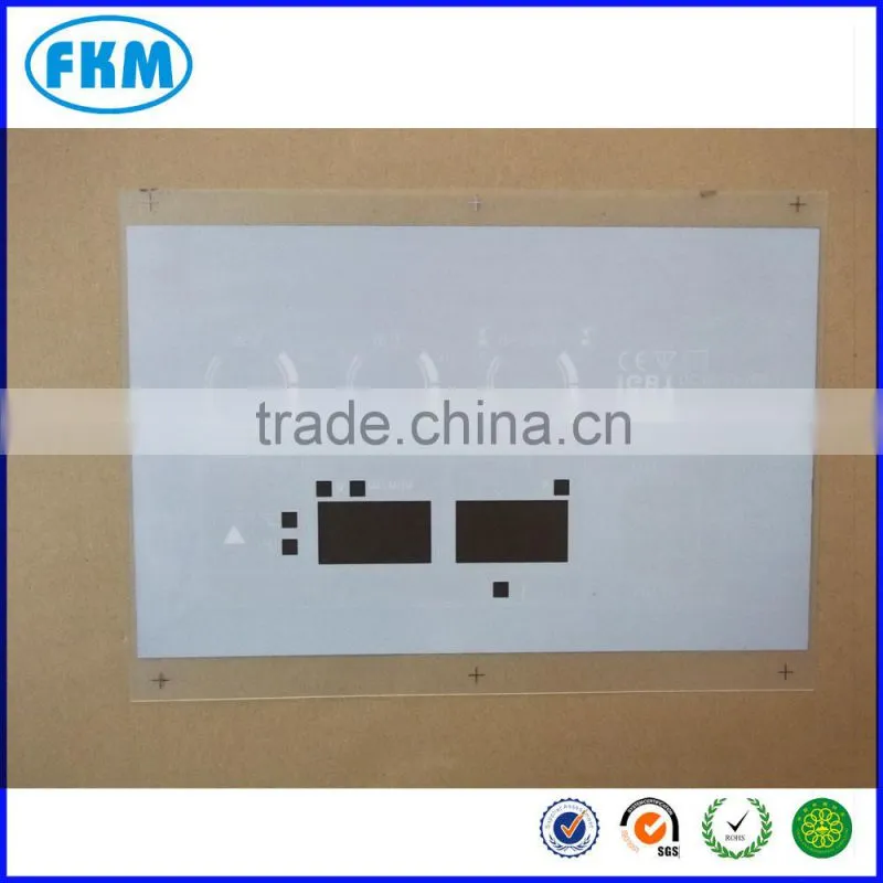 silk-screen button label