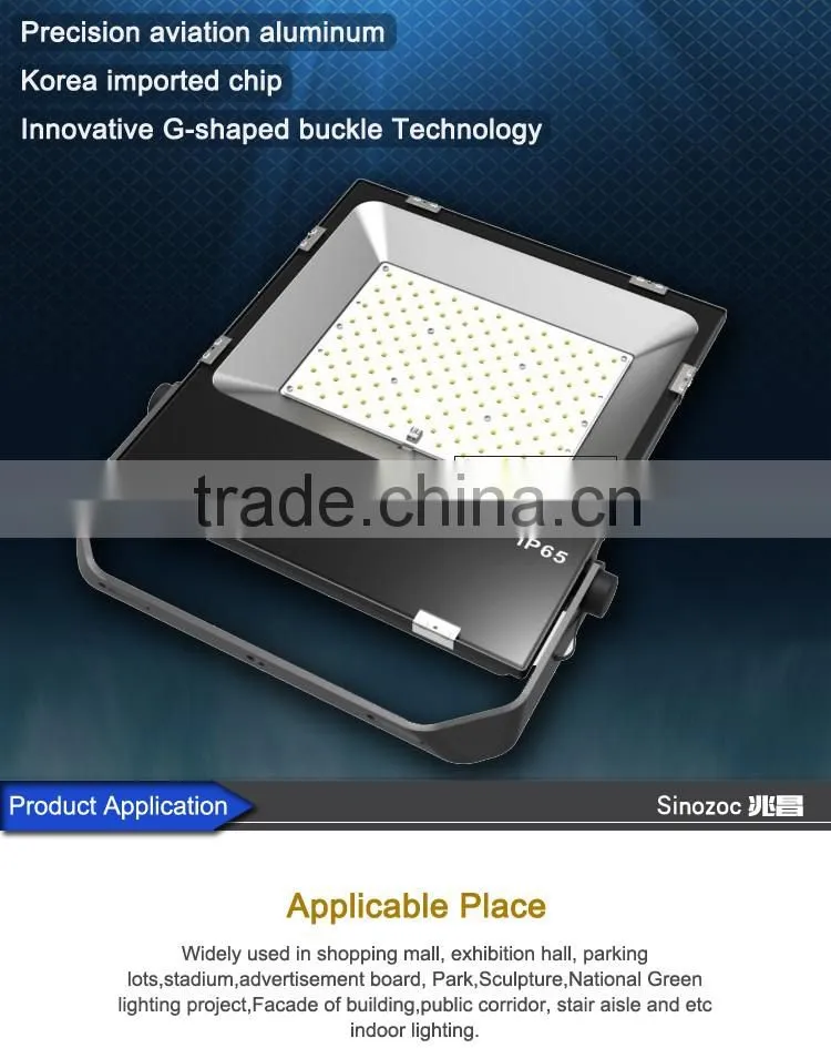 Sinozoc 2016 new hot sale led flood light 30w 50w 100w 150w 200w led flood light