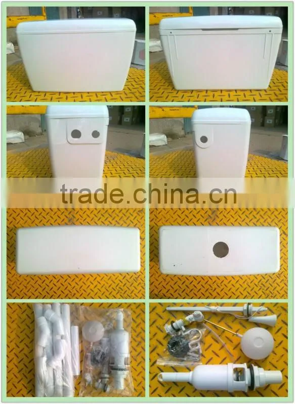 9 L water PP toilet tank with hand lever