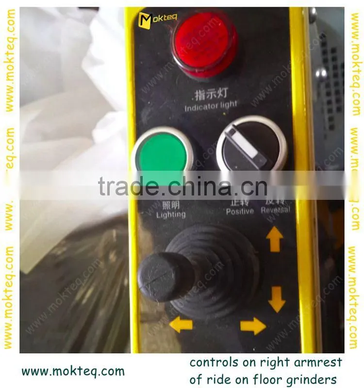 large width 8 head ride-on floor concrete grinding machine for sale MT003