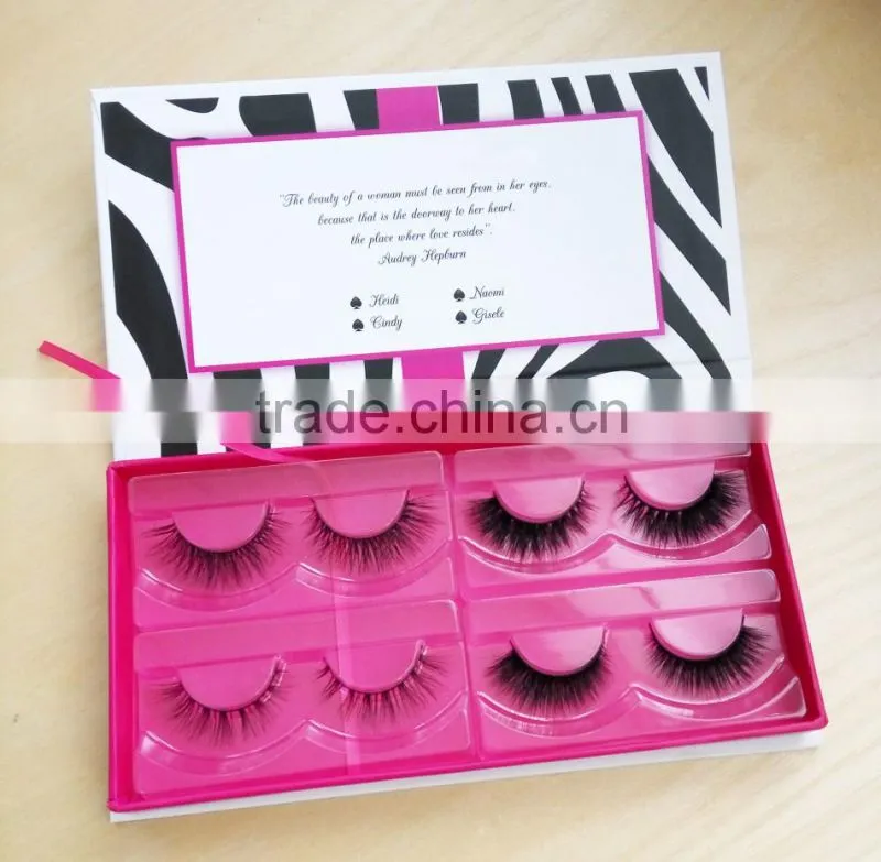 Fashional cosmetic empty packaging box for eyelashes round paper box mink lashes packaging paper tube
