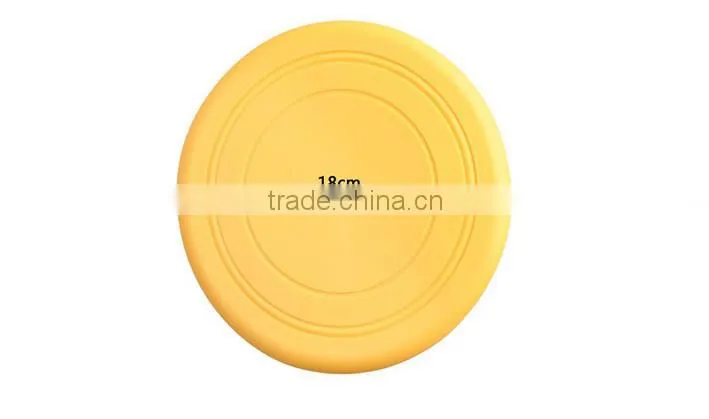 2015 Wholesale frisbee, high quality silicone frisbee, dog toy