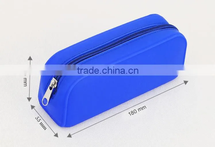 2015 Cartoon Silicone pencil pouches/cute pencil pouch